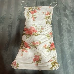 White Floral Dress
